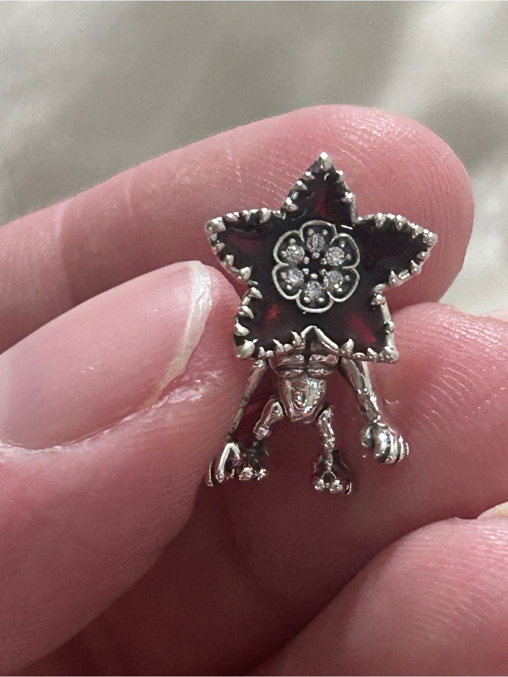 Pandora x Netflix Stranger Things Demogorgon Charm